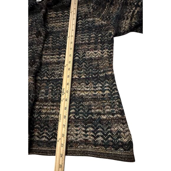 Christopher & Banks Knit Button-Front Cardigan XL MarledKnit Cottagecore Preppy - Picture 6 of 7